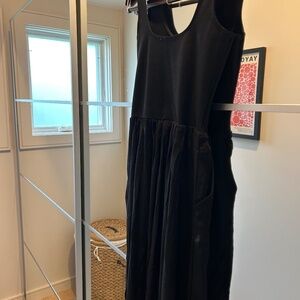 Hunter and Brown Scoopneck Wide Leg Jumpsuit